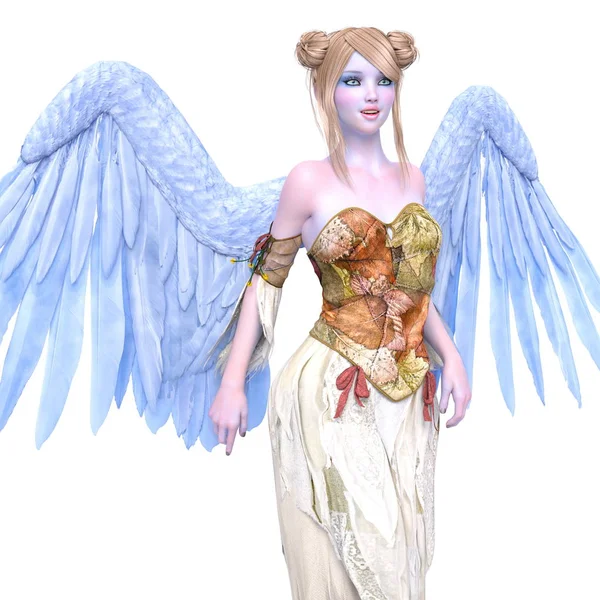 bir meleğin 3d cg işleme