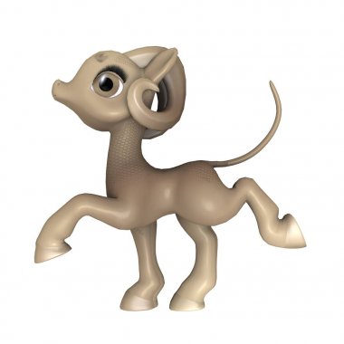 3d cg işleme bir koyun