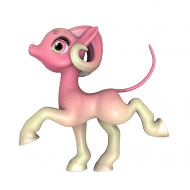 3d cg işleme bir koyun