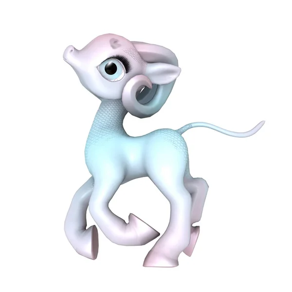 3D vykreslování cg ovce — Stock fotografie
