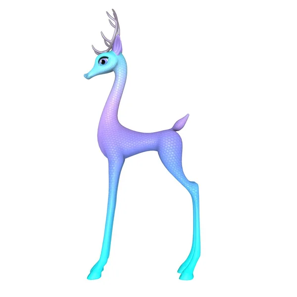 3D CG rendering of a reindeer — Stock Photo, Image