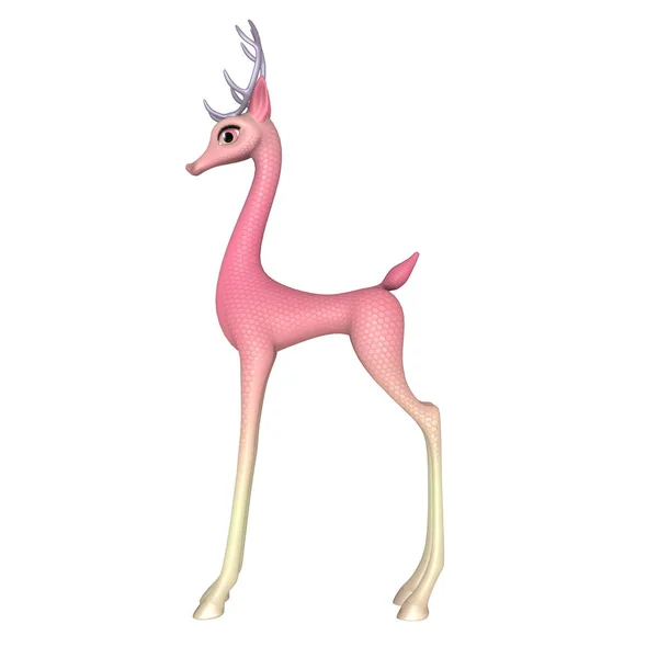 3D CG візуалізація оленя — стокове фото