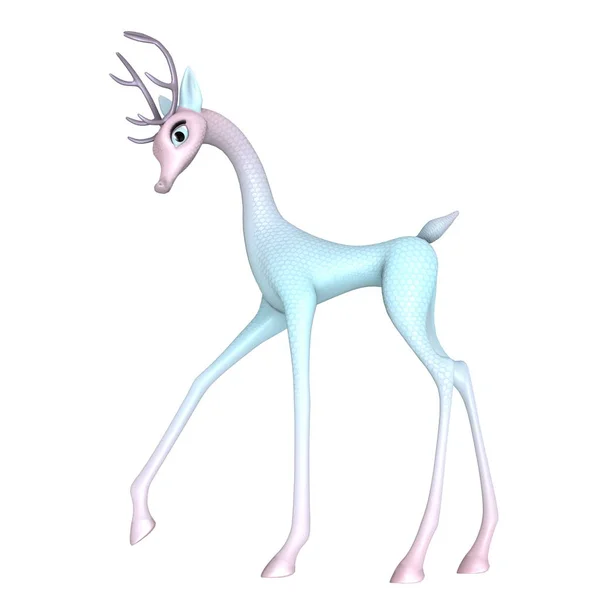 3D CG rendering of a reindeer — Stock Photo, Image