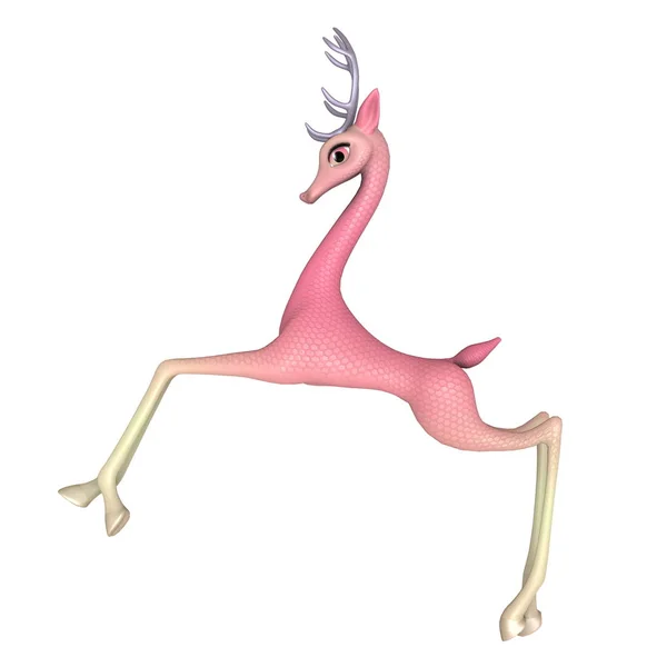 3D CG візуалізація оленя — стокове фото