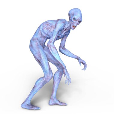 bir uzaylı 3d cg işleme