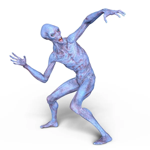 3D CG рендеринг инопланетянина — стоковое фото