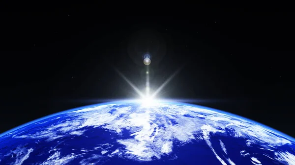 3D CG rendering of the earth — Stock Photo, Image