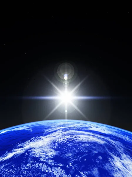 3D CG rendering of the earth — Stock Photo, Image