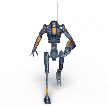 3d cg işleme bir robot