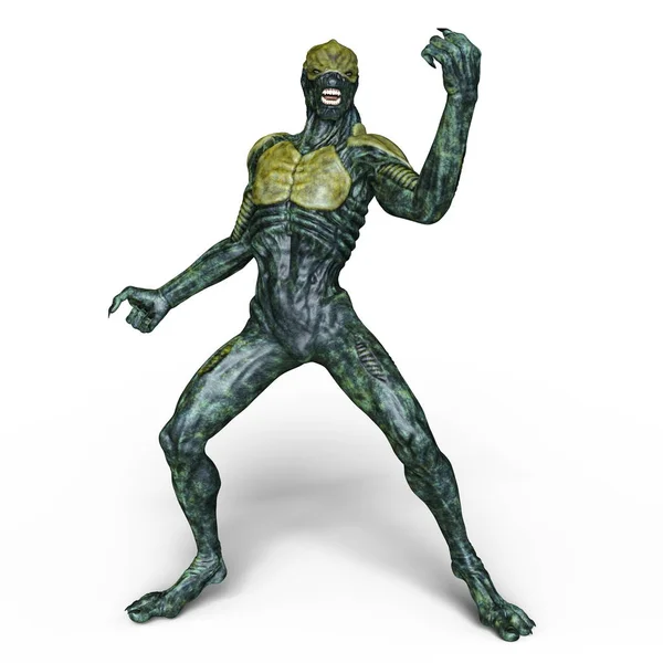 3D CG representación de un monstruo — Foto de Stock