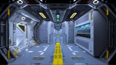 3d cg işleme uzay istasyonu