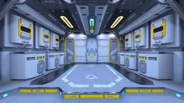 3d cg işleme uzay istasyonu