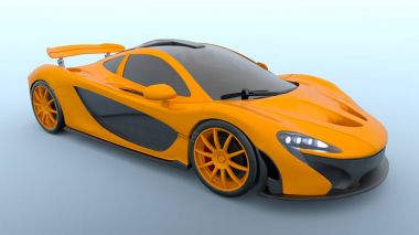 3d cg işleme bir spor araba