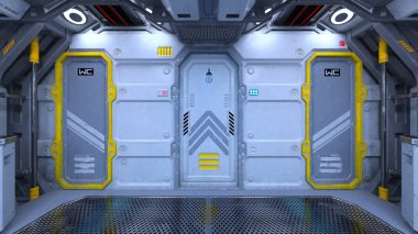 3d cg işleme uzay istasyonu