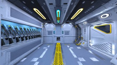 3d cg işleme uzay istasyonu