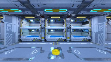 3d cg işleme uzay istasyonu