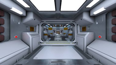 3d cg işleme uzay istasyonu