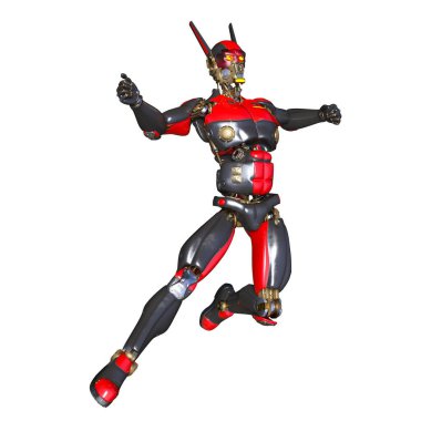 3d cg işleme bir robot