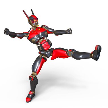 3d cg işleme bir robot