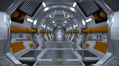 3d cg işleme uzay istasyonu