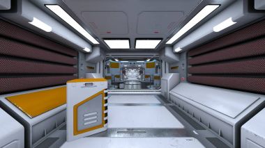 3d cg işleme uzay istasyonu