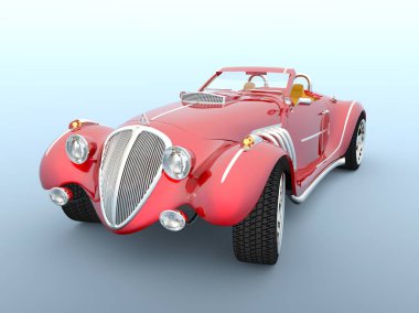 3d cg işleme bir spor araba