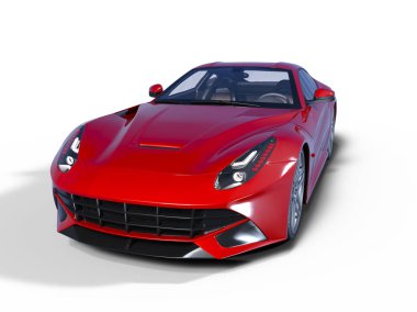 3d cg işleme bir spor araba