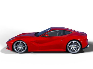 3d cg işleme bir spor araba