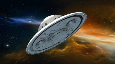 3d cg işleme bir UFO