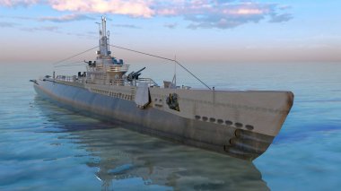 eskort gemisinin 3d cg işleme