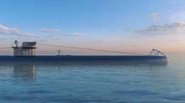 3d cg işleme denizaltı