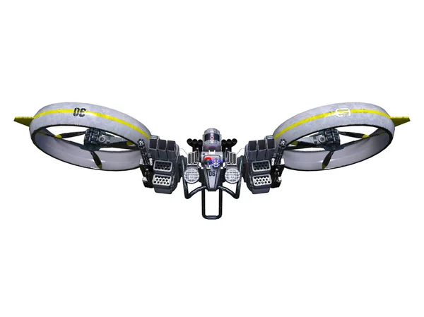 3D-cg rendering van een drone — Stockfoto