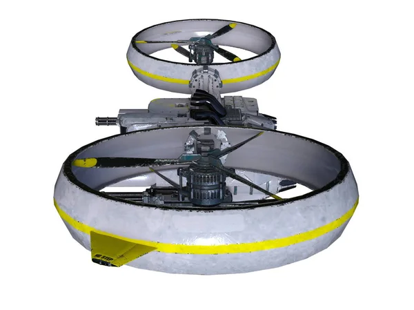 3D CG візуалізація дрона — стокове фото