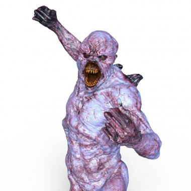 bir canavar 3d cg işleme