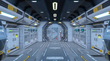 3d cg işleme uzay istasyonu