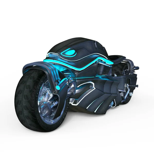 Rendering 3D CG di una moto — Foto Stock