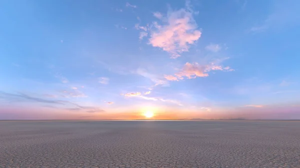 砂漠の 3 d cg のレンダリング — ストック写真