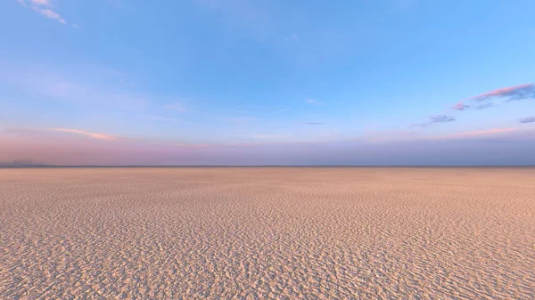 3D CG renderização do deserto — Fotografia de Stock