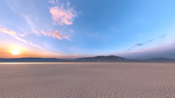 3D CG rendering of the desert — Stock Video