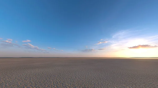 Rendering 3D CG del deserto — Foto Stock