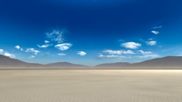 사막의 3d cg 렌더링 — 비디오
