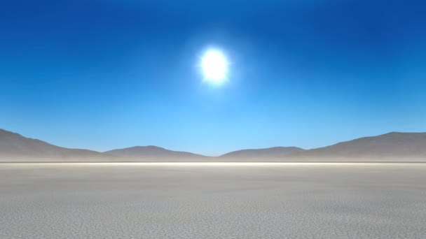 Rendering 3D CG del deserto — Video Stock