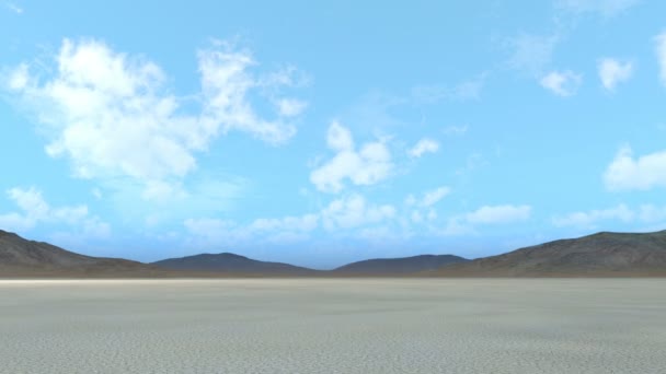 3D CG representación del desierto — Vídeo de stock