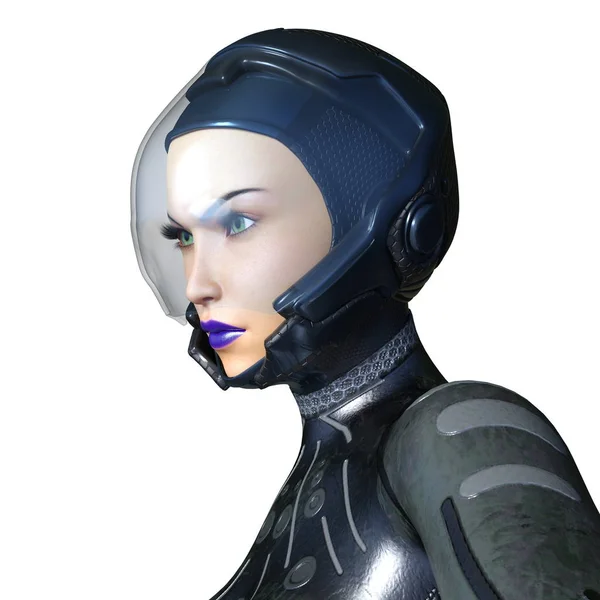 3D CG rendering of a super woman — Stock Photo, Image