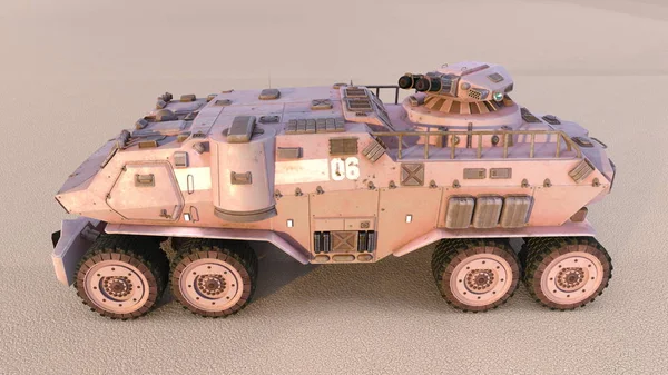 3D CG rendering of the armored car — Stock Photo, Image