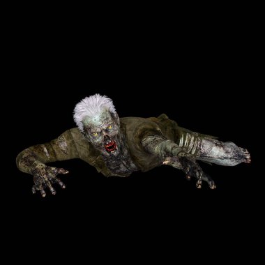 3d cg işleme bir zombi