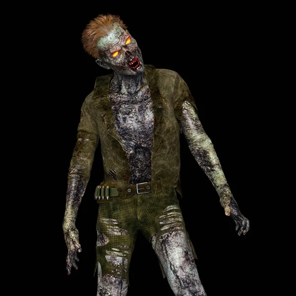 3D-cg rendering van een zombie — Stockfoto