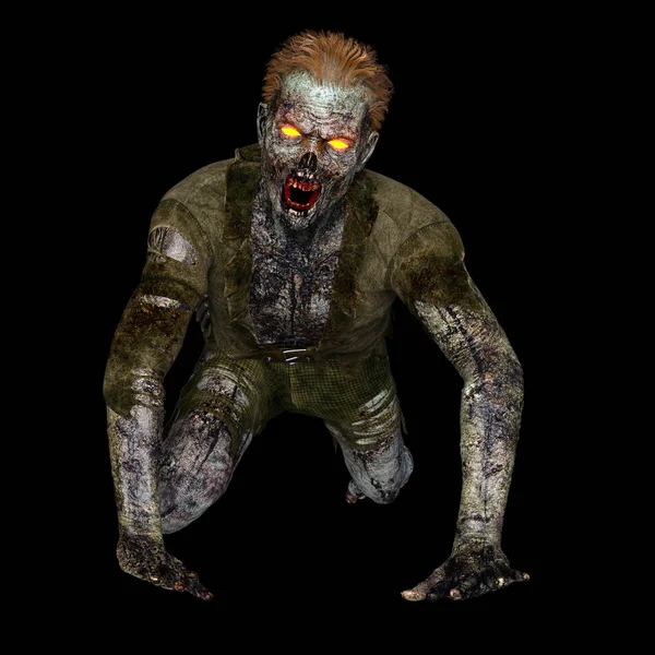 Renderowania 3D cg zombie — Zdjęcie stockowe