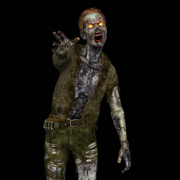 3d cg işleme bir zombi — Stok fotoğraf