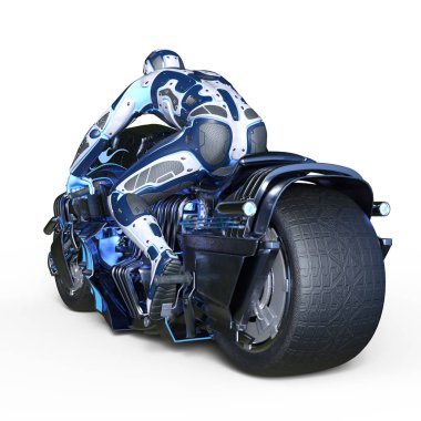 3d cg işleme bir süper kahraman binici